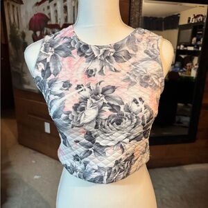 Gianni Bini Quilted Crop Top
